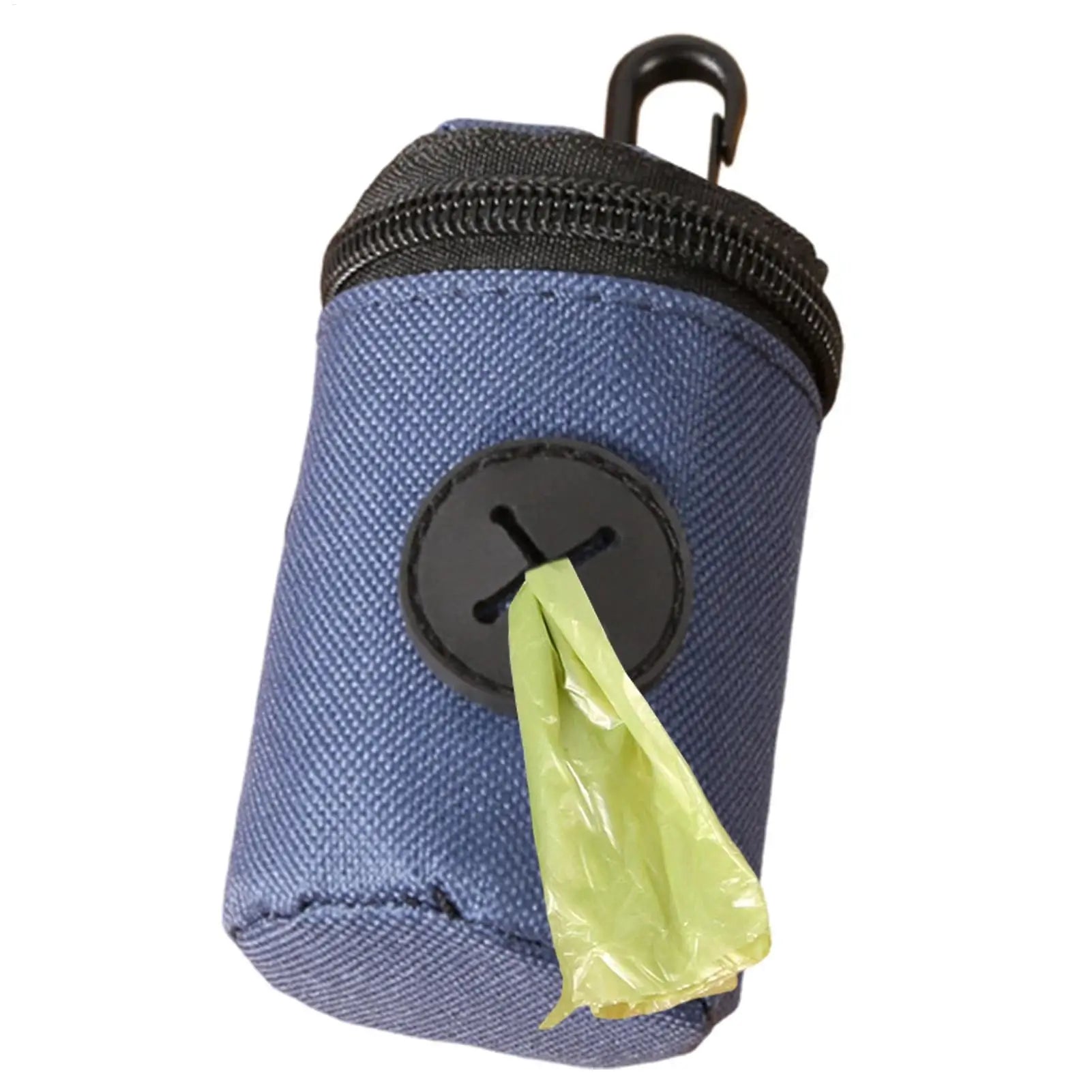 Dog Poop Bag Holder with Zipper Clip Small Pouch Pet Training Poop Bag Dispenser for Pet Puppy Small Medium Large Breed Home Oasis Select Black