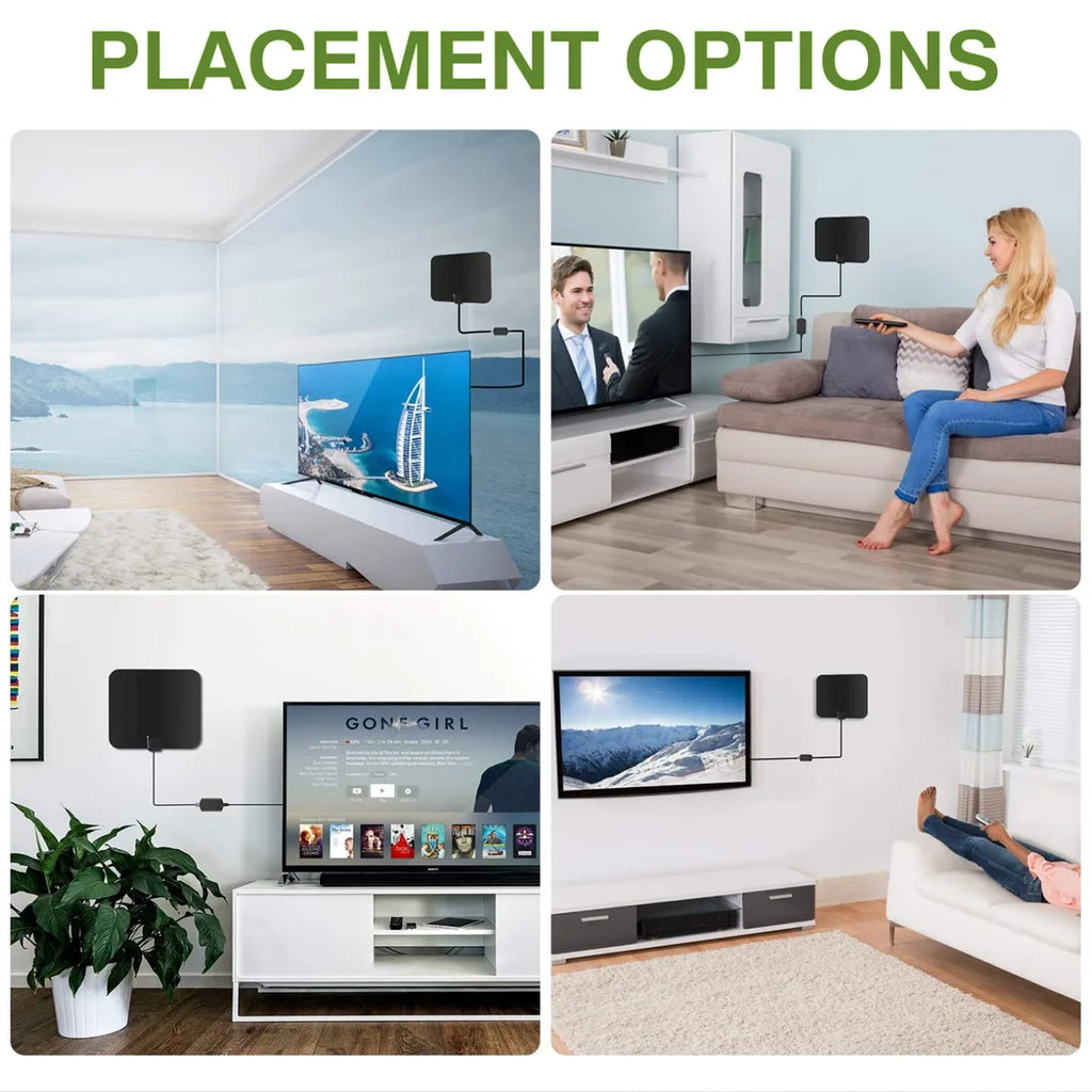 HDTV Digital TV Antenna ATSC DVB TV High-Definition Indoor Film-Type Digital Antenna Oasis Select