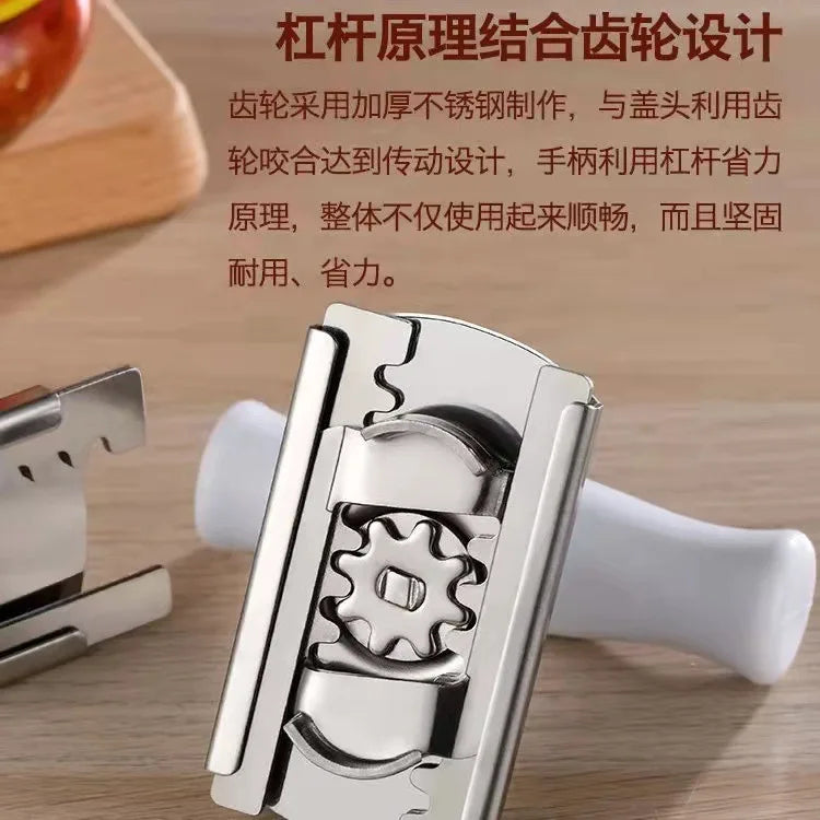 Stainless steel labor-saving capping artifact can opener glass can capping artifact bottle cap opener capping screwdriver Oasis Select