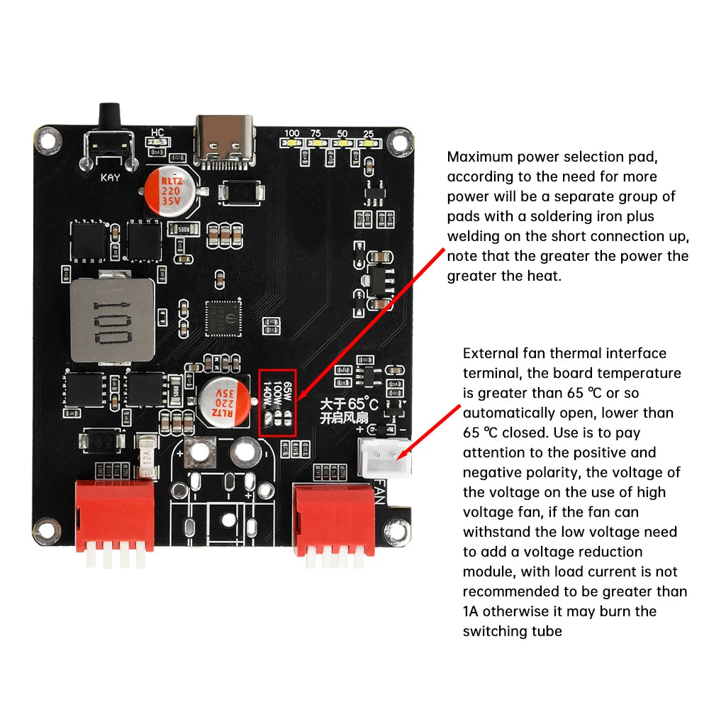 PD3.1 140W Bidirectional Fast Charging Module IP2366 2S 3S 4S 5S 6S Lithium Battery Charging Board Li-ion Lifepo4 BMS Charger Oasis Select