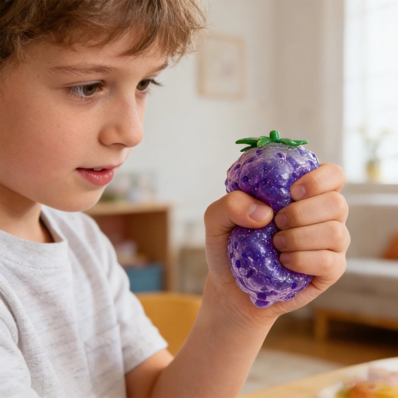 Fruit Squishy Squeeze Ball – Stress Relief Sensory Fidget Toy Squishy Fidget Toy Oasis Select