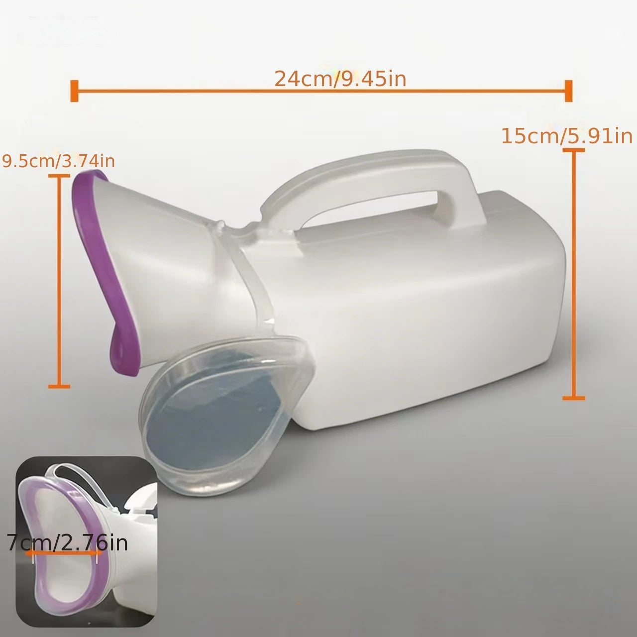 Portable Men's and Women's Toilets with Cleaning Brushes, Portable Urinals, Suitable for Car and Outdoor Camping Oasis Select