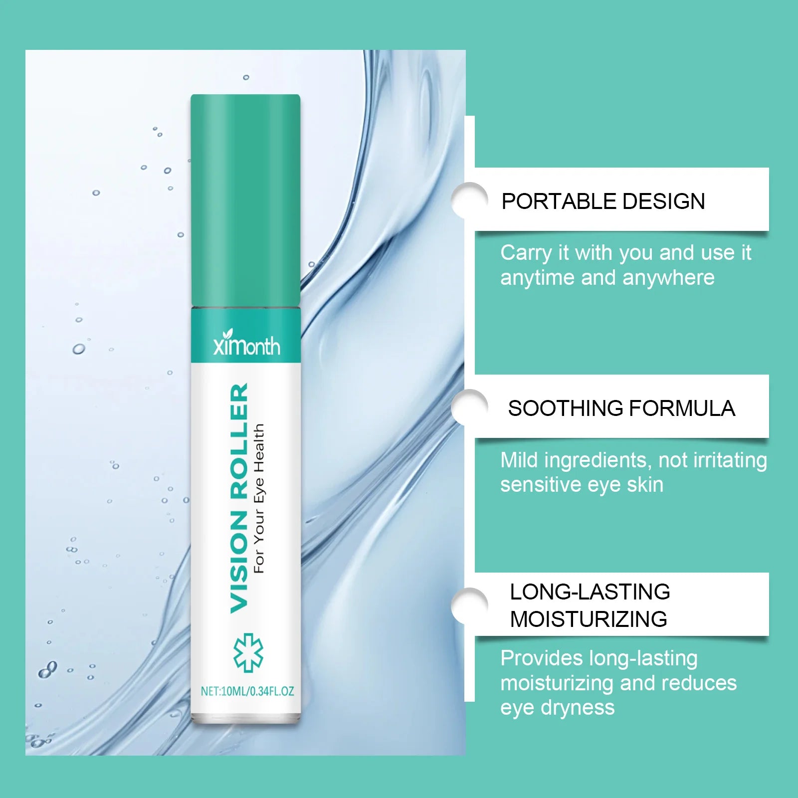 Eye Comfort Care Roller – Gentle Massage Eye Cream 10ml Eye Roller Cream Oasis Select