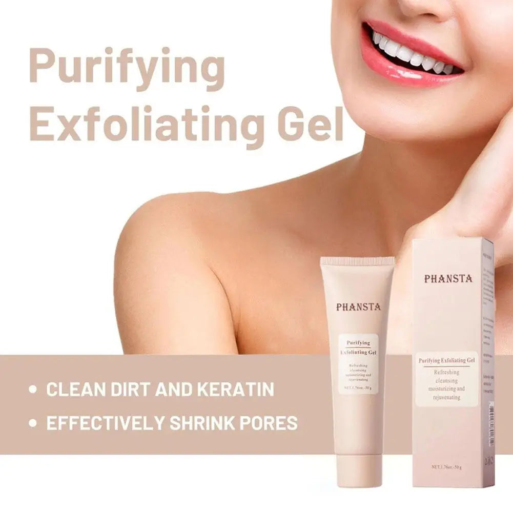Face Exfoliating Gel Deep Cleansing Pores,Remove Dead Skin Purify Gentle Exfoliate Oil Control Moisturizing Face Scrub Skin Care Oasis Select