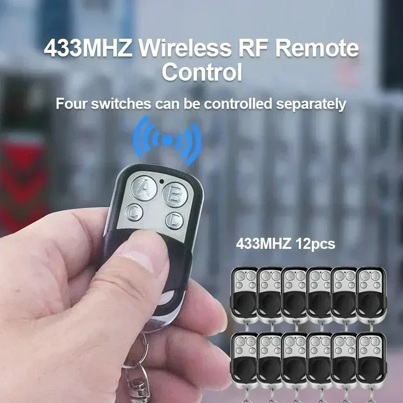 5/10/50PCS Cloning Duplicator Key Remote Control 433MHZ Clone Fixed Learning Rolling Code For Gate Garage Door Oasis Select