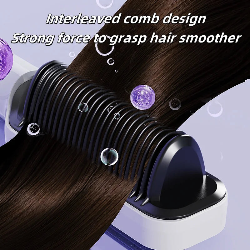 Multifunctional Styling Comb for Straight Curly and Soft Hair Temperature Control Rapid Heating Hair Straightener and Curler Too Oasis Select