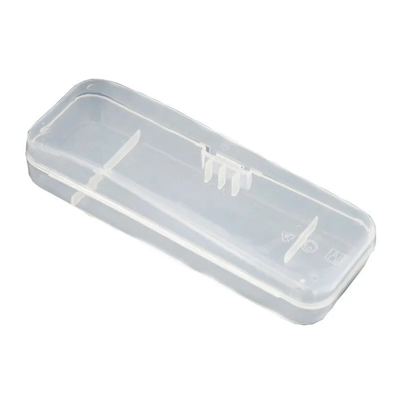 Men's Razor Storage Box – Compact, Durable & Travel-Ready Razor Storage Box Oasis Select Transparent 2pcs