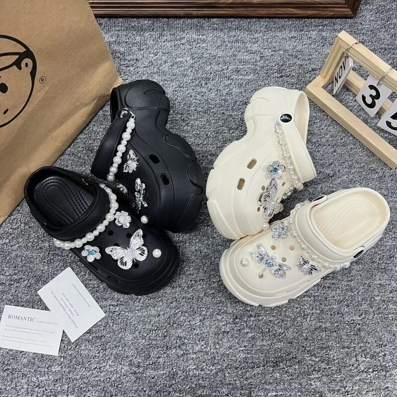 Fashion Shoe Accessory Set, decorative shoe buckles, removable, suitable for sandals and flip-flops. Oasis Select