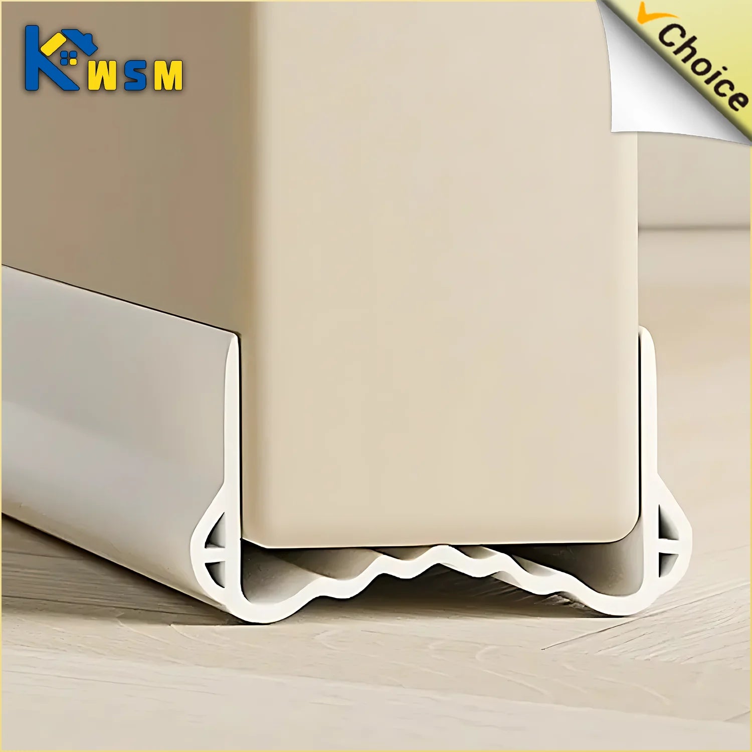 Adjustable Door Bottom Seal Strip Weather Strip Under Door Draft Stopper Thicker Anti-Cold Gap Blocker Sealing Weather Strip Oasis Select