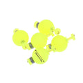 5Pcs Snap-On Ball Fishing Bobber Floats Weighted Bobbers EVA Foam Corks For Crappie Bluegill Panfish Catfish Oasis Select C1