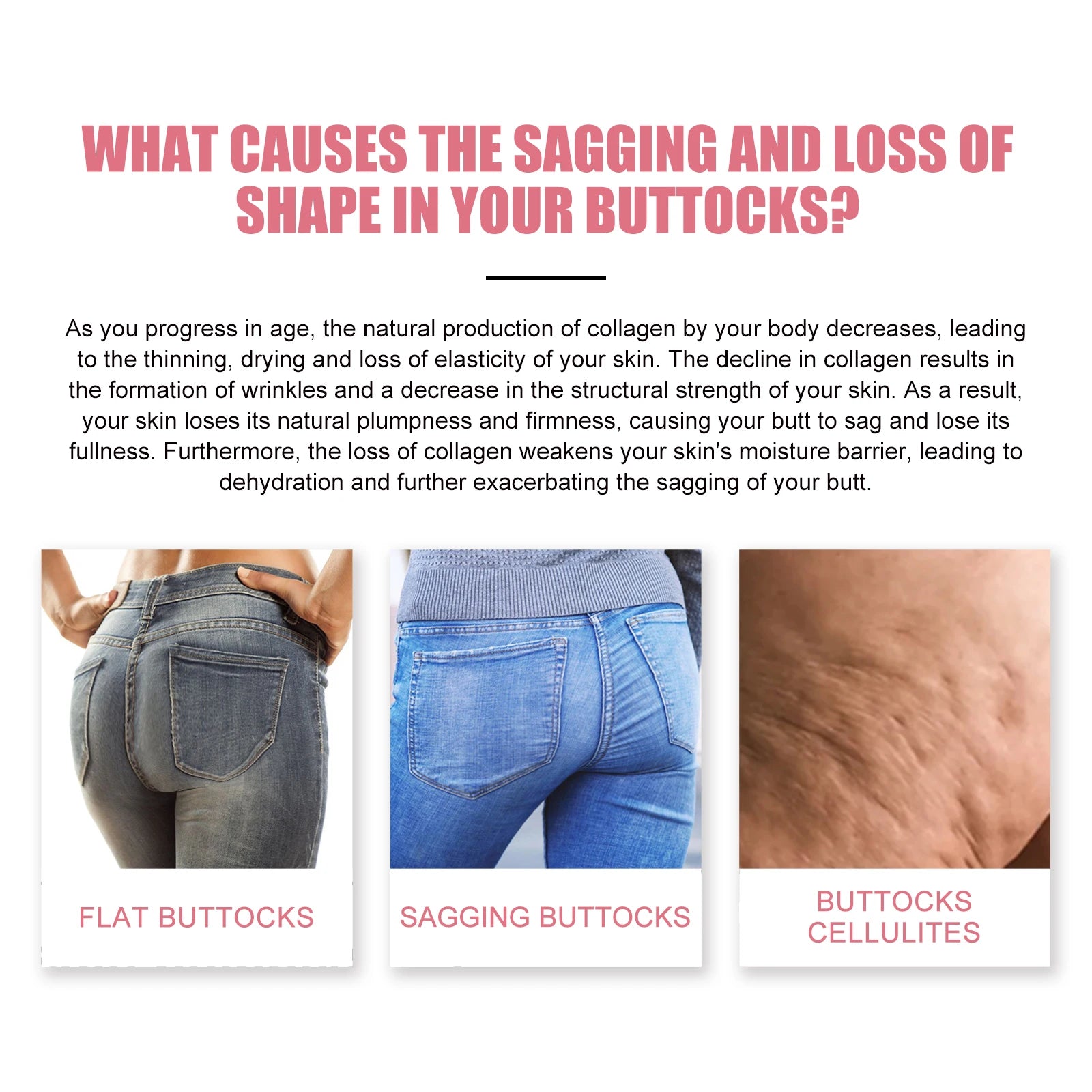 Butt Enhancement Cream – Lifting, Plumping & Firming Hip Cream Body Firming Cream Oasis Select