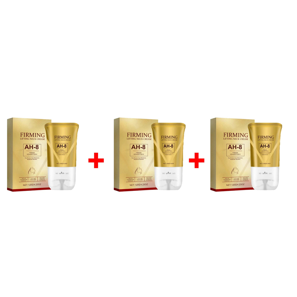 AH-8 Firming Lifting Neck Cream Eliminate Neck Wrinkle Double Chin Tighten Fine Lines Improve Loose Skin Neck Rejuvenation Cream Oasis Select 3pcs