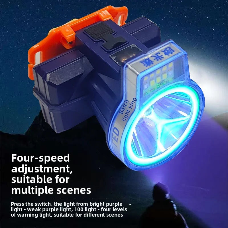 SHINEKNOT LED Rechargeable Headlamp – 2600mAh, Waterproof