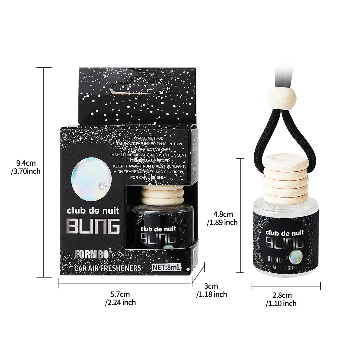 Long-Lasting Car Air Freshener – Essential Oil Fragrance Car Air Freshener Oasis Select