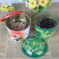 Home with Lid Anti-heat Mosquito Incense Bucket - Great Outdoor Camping Tool with Lid for Carrying Random colors Oasis Select 2 random colors