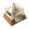 1Set Camping Small Tent Model 1:12 Scale Decorative Miniature Scene Accessories Photography Props Toy Gift Oasis Select Brown