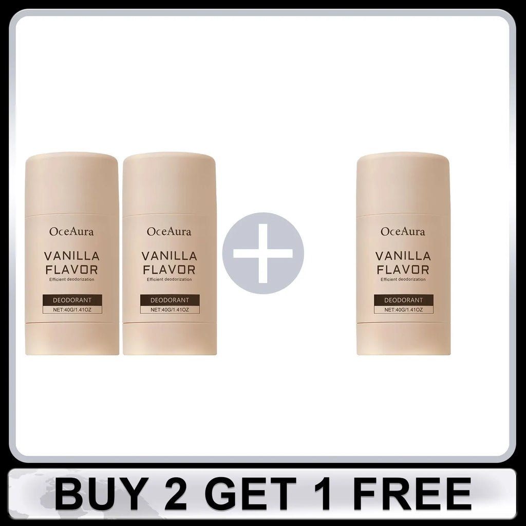 Vanilla Deodorant Antiperspirant Prevent Bad Smell Sweating Odor Remover Refreshing Lasting Fragrance Deodorant Stick Body Care Oasis Select Buy 2 Get 1 Free