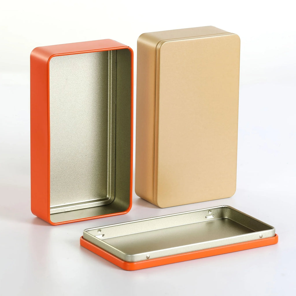 Stainless Steel Metal Storage Box - Compact Sealed Container, Versatile Organizer for Jewelry & Home Essentials Oasis Select