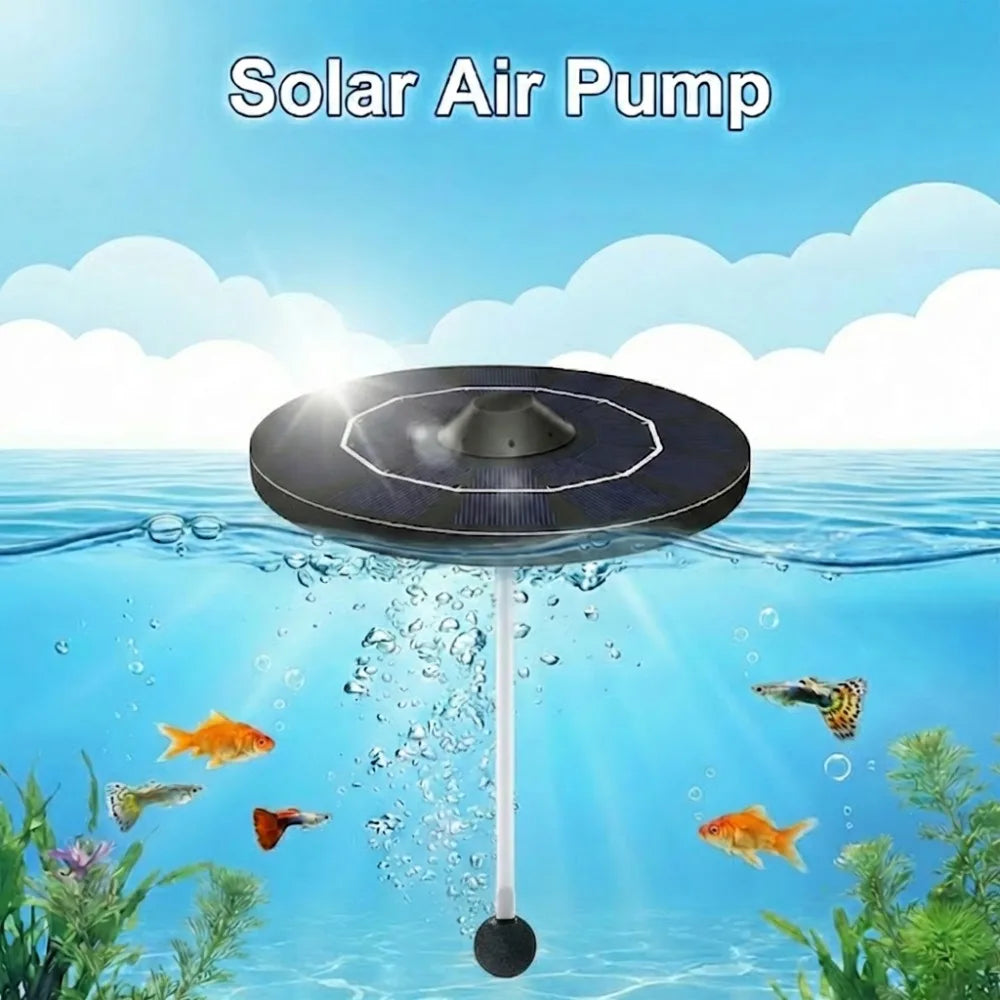 2.5W Pond Air Pump, Floating Solar Aerator Oxygen Pump, Fish Tank Aquarium Fish Pond Solar Oxygenator, Improve Pond Circulation Oasis Select
