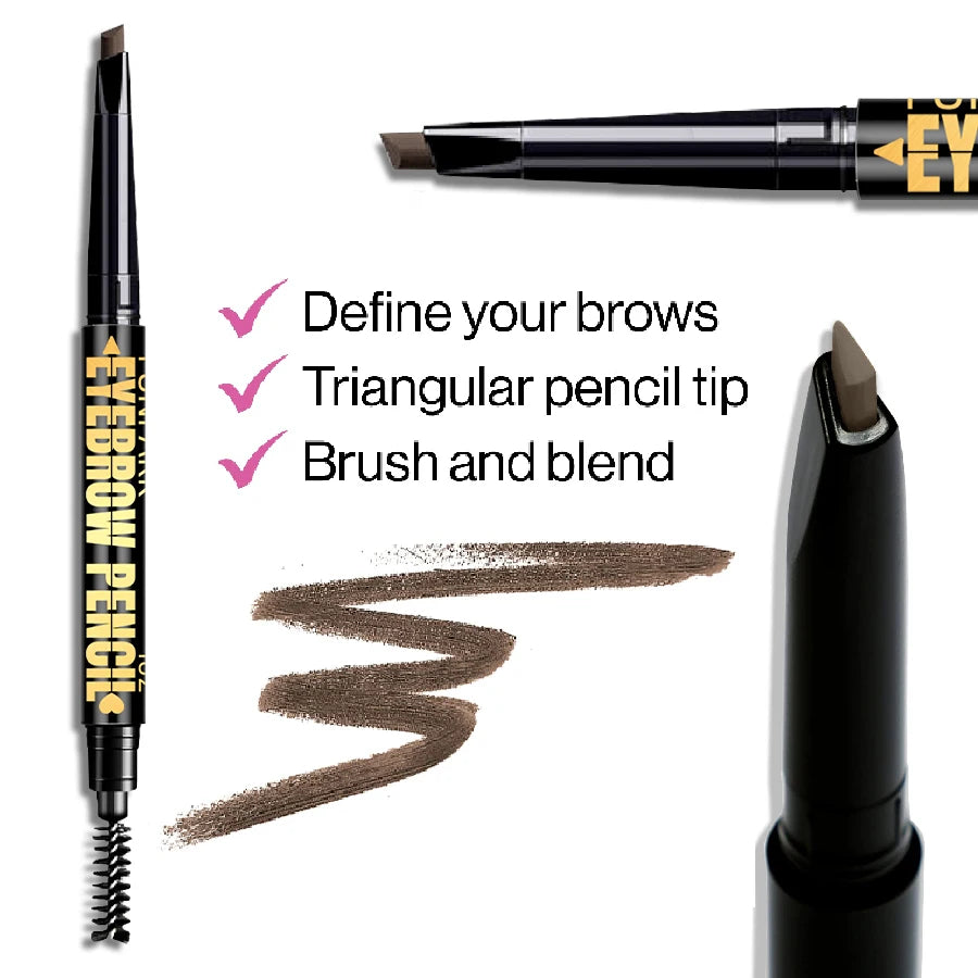 FUNPARK Waterproof Double-Head Eyebrow Pencil – 5 Colors