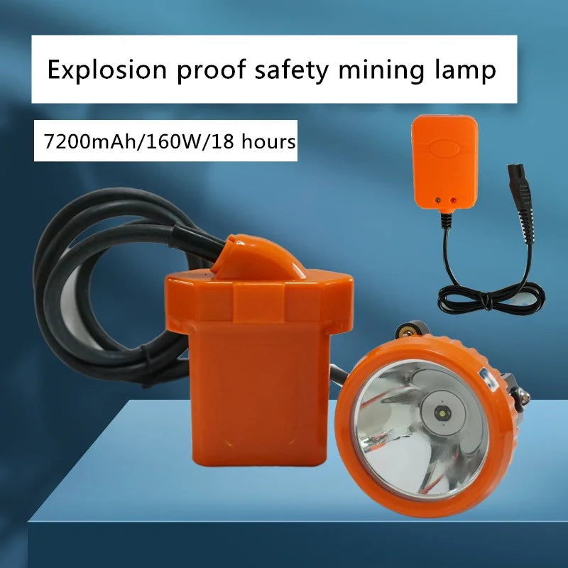 SHINEKNOT 160W LED Mining Headlamp | Explosion-Proof Waterproof