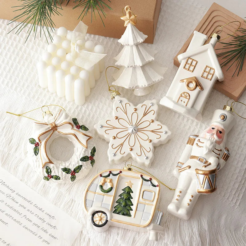 Christmas decorations, pendants, creative flower garlands, Christmas tree ornaments Oasis Select