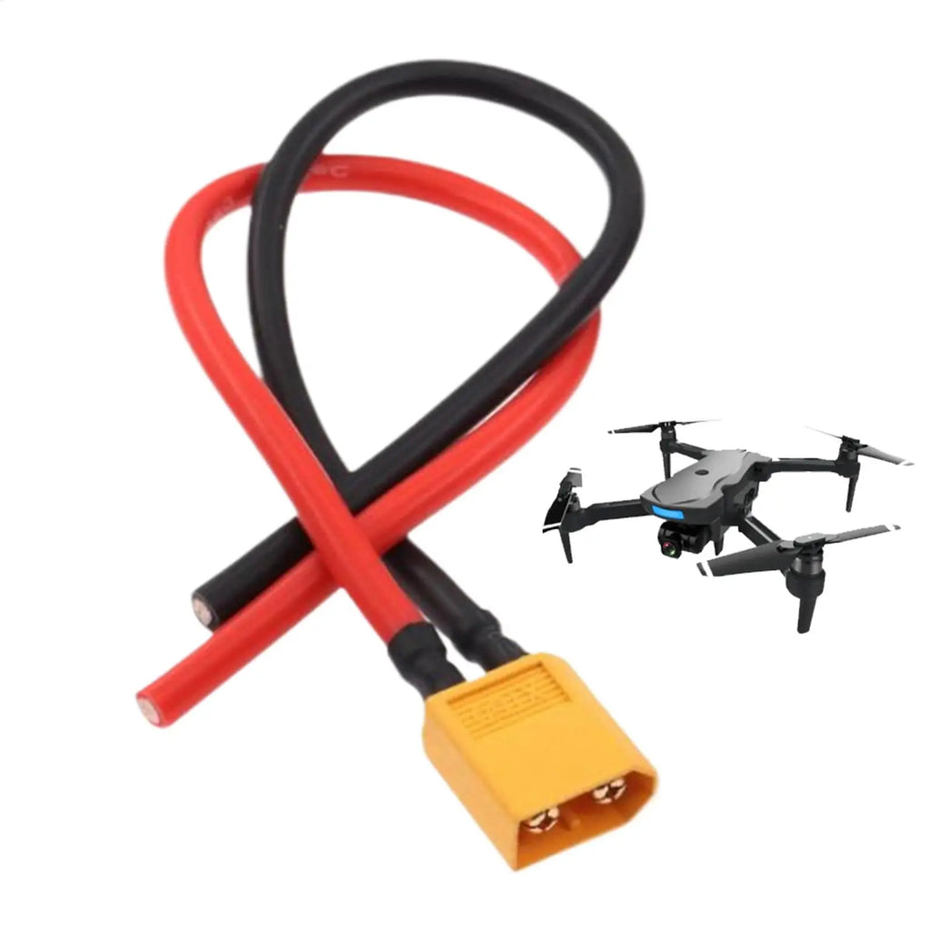 Xt60 Cable Xt60 Female to Male Connector Male and Female Adapter Wire Parts Accessories Portable for Rc Battery Drone Car Rv Oasis Select
