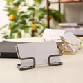 Metal Business Card Holder Display Rack Black Wire Desk Organizer For Office Home Desktop Storage Accessories Name Oasis Select Clear