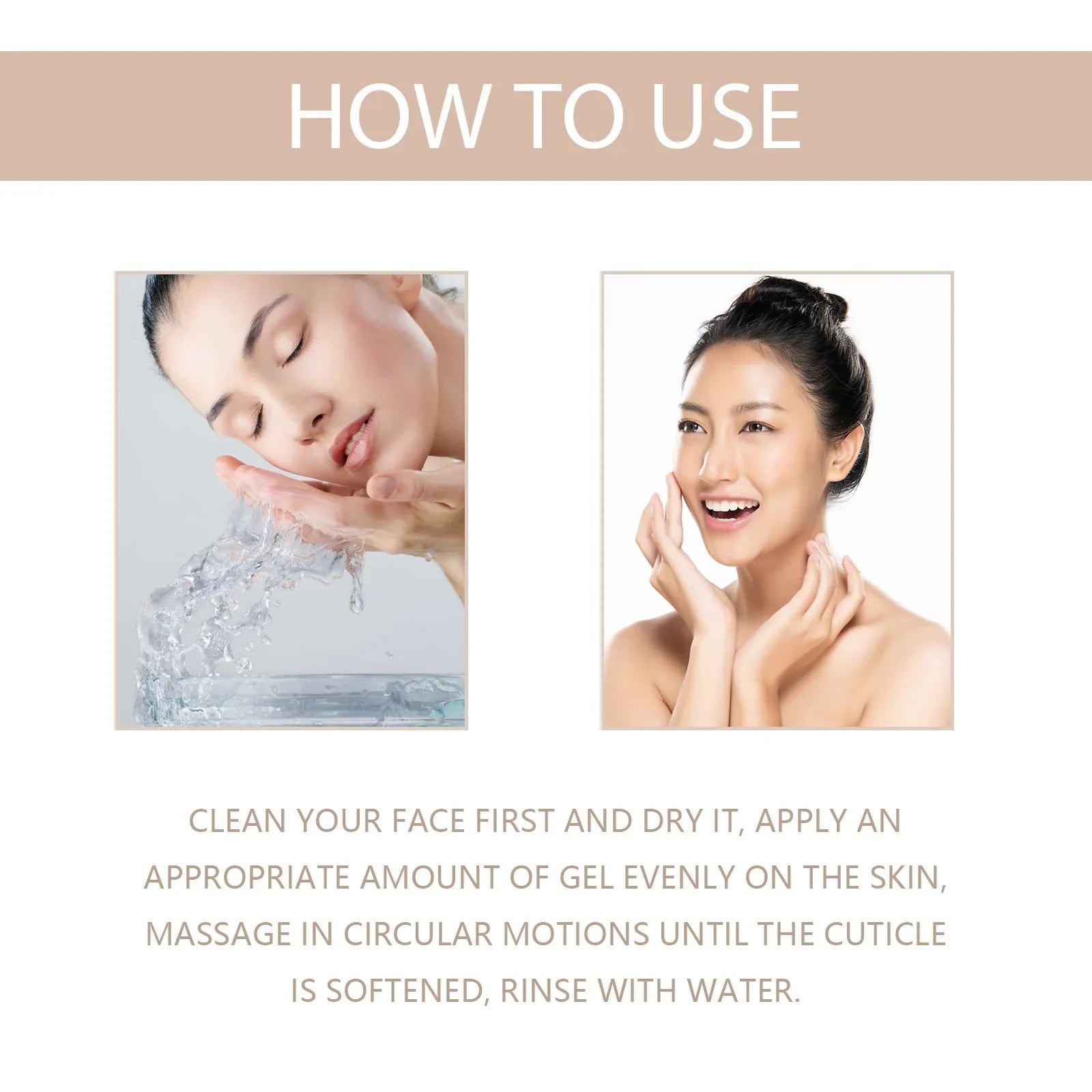 OUHOE Exfoliating Peeling Gel – Pore Cleanse & Blackhead Removal Facial Exfoliating Gel Oasis Select
