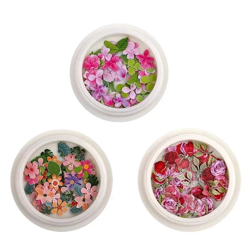 1/3/4Pcs Mixed-color Dried Flowers Resin Craft Dry Flowers Nail Art Decoration Natural Ultra-thin Mini Nail Flowers Oasis Select 02-03-05