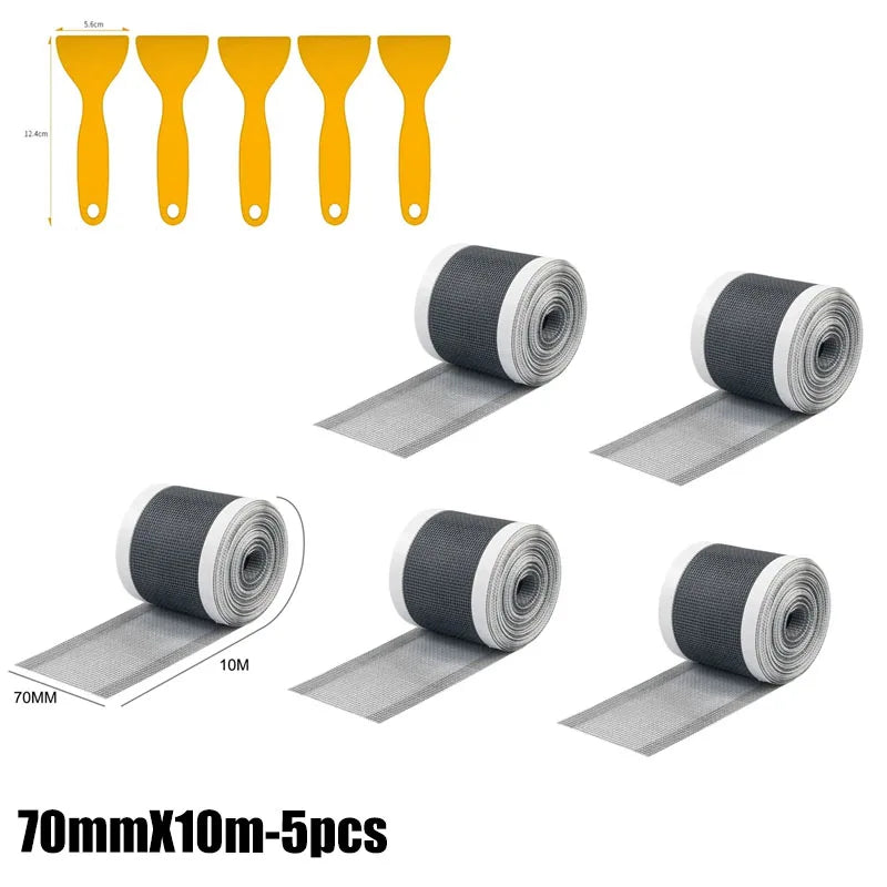 Hair filter shower drain grid insect prevention autohesion shower for bathroom items trap accessories sink bathtub fixture home Oasis Select 70mmX10m-5pcs