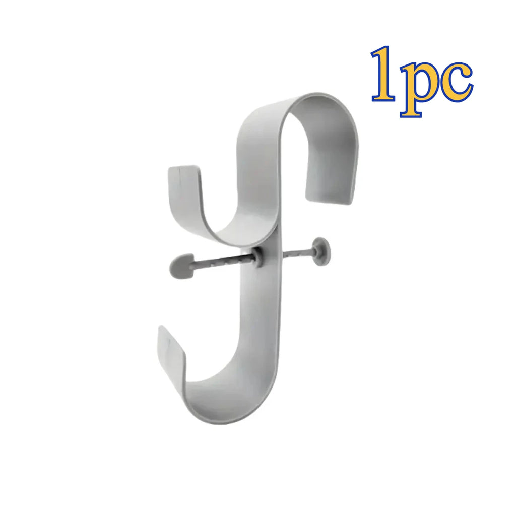 1pc/2pcs Pool Pole Storage Hook Adjustable Design Durable Hanger for Cleaning Tools Organization Oasis Select Grey 1pc