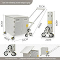 Multi-functional Outdoor camping folding shopping cart household trolley storage box Oasis Select Grey B