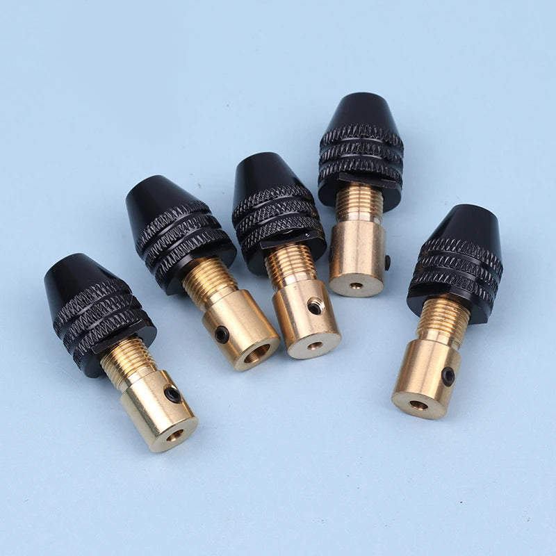 2mm-5mm Universal Small Electronic Drill Bit Collet Mini Chuck Tool Set Fixture Clamp Multifunction Micro Electric Drill Chuck Oasis Select
