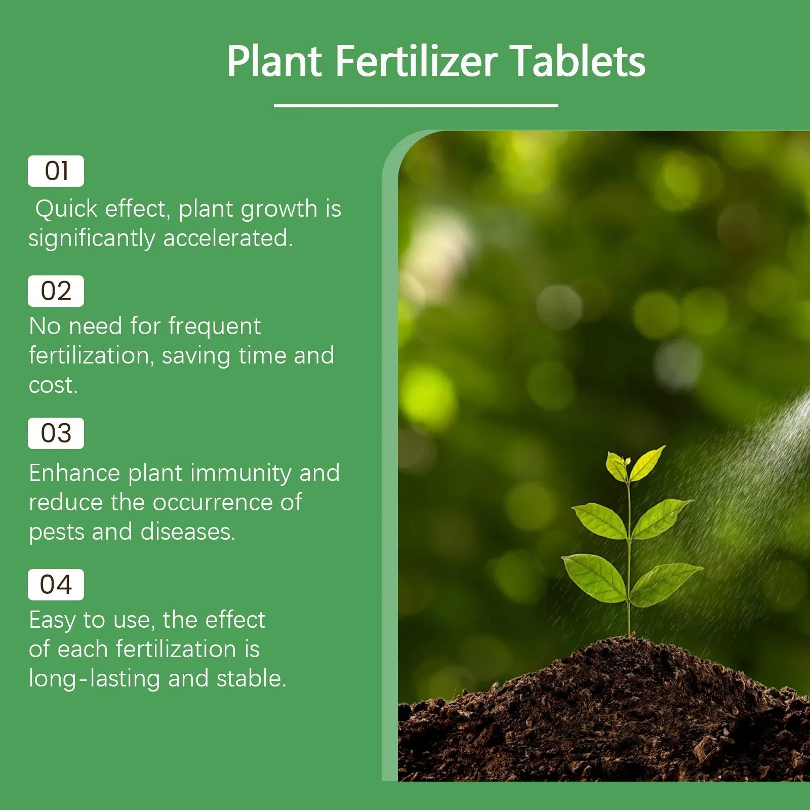 22-Pack Slow-Release Organic Fertilizer Tablets – NPK Plants Organic Fertilizer Tablets Oasis Select