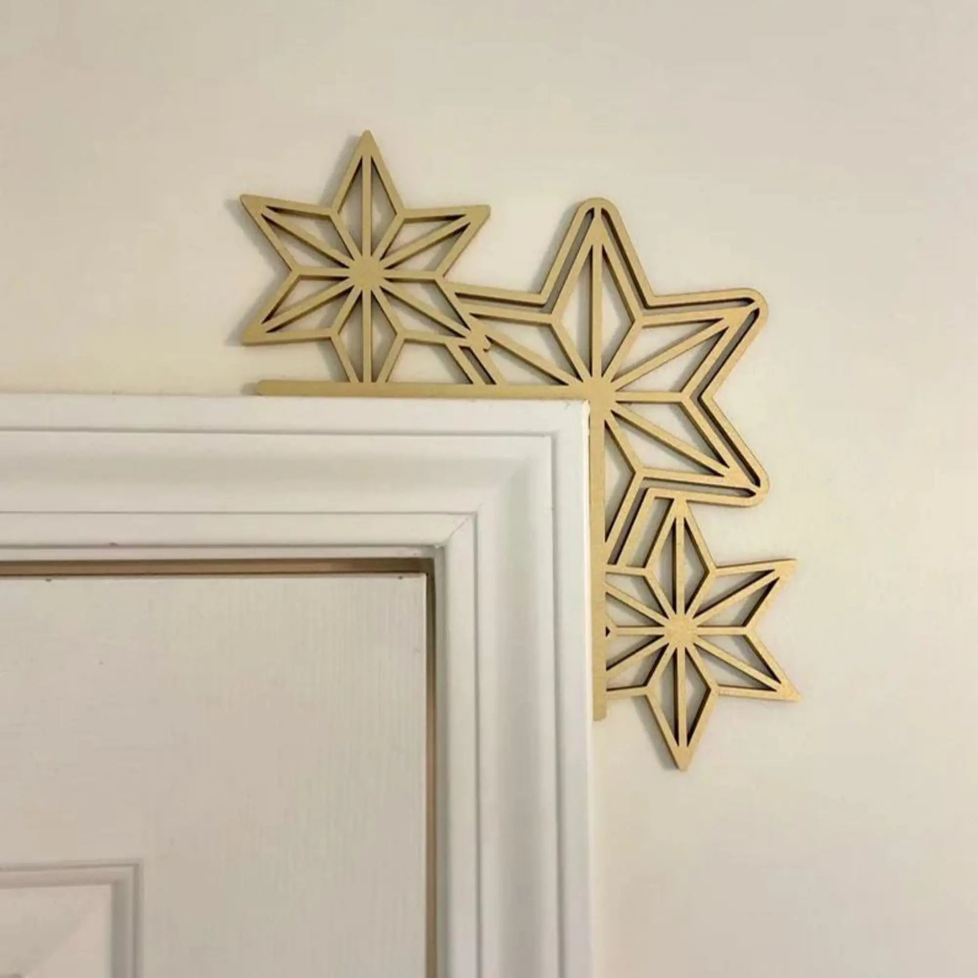 Christmas Decoration 2025 1pc Santa Clau Christmas Door Corner Decoration Diy Stitching Creatives Home Decor Colgante De Navidad Oasis Select Star