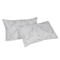2-Pack Bamboo Fiber Pillowcases – Cooling, Waterproof & Zippered