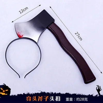 Halloween Scary Headbands for Adults, Blood Headpiece for Halloween Costumes Hair Accessories, Funny Headwear Toys Party Cosplay Oasis Select FZ