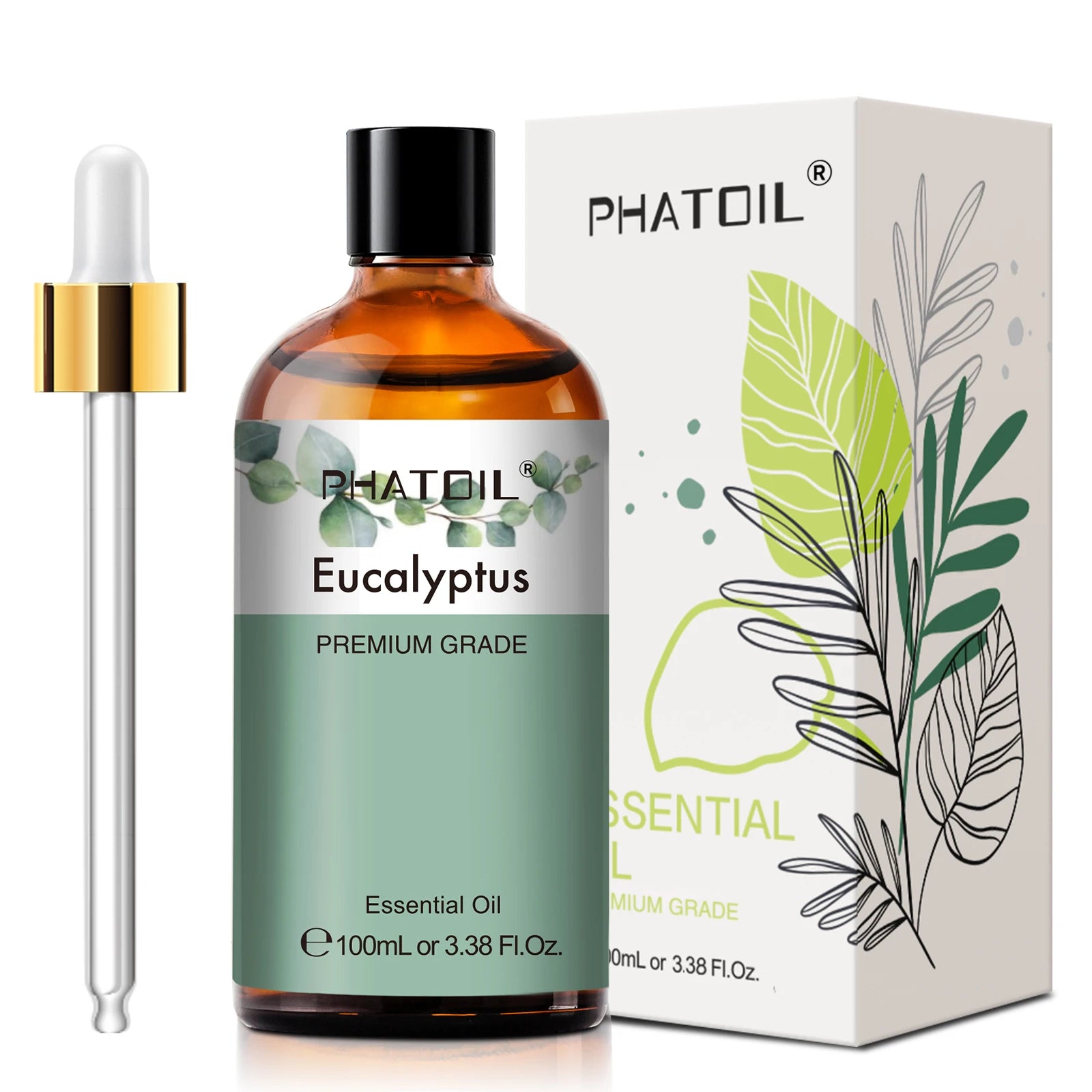 PHATOIL Pure Eucalyptus Essential Oil | Diffuser & Candle Making