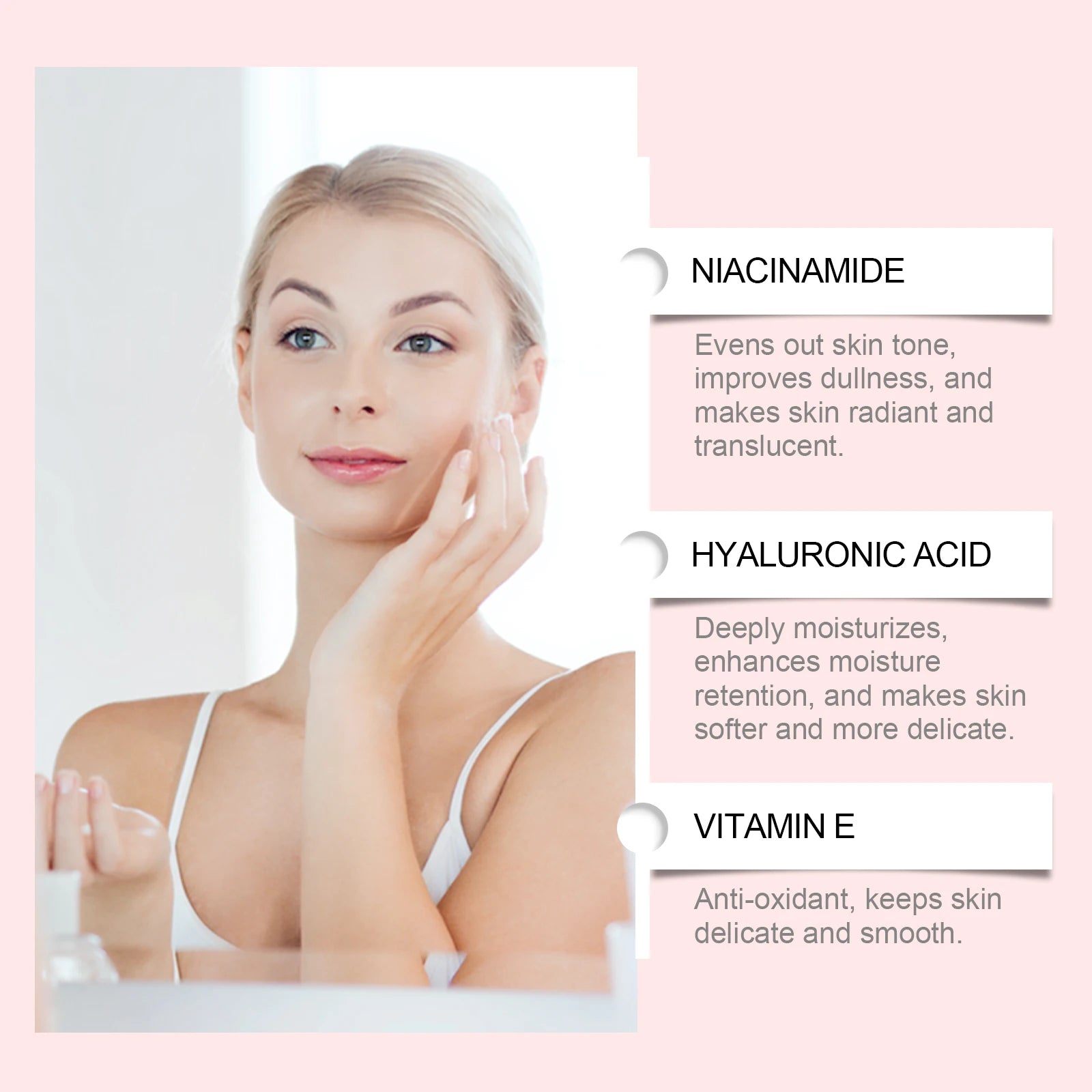 Hyaluronic Acid Firming Facial Serum – Fine Lines & Hydration