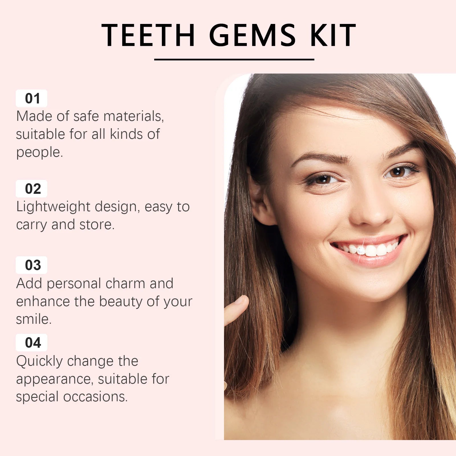 Tooth Gems DIY Kit – Gems, Stickers & Tools for Glam Smile