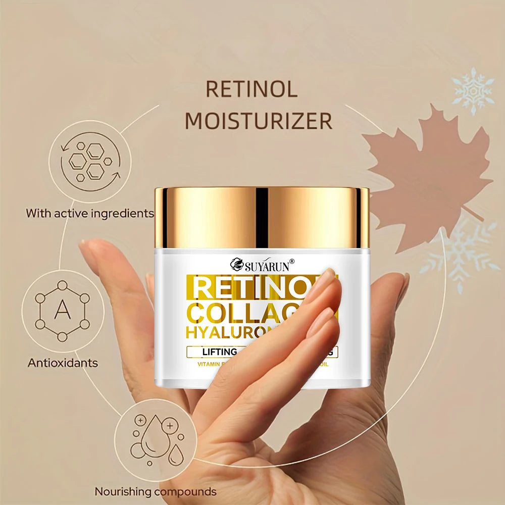 Retinol Collagen Moisturizing Face Cream – Hydrating & Brightening