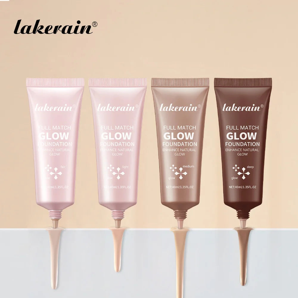 4colors Glow Foundation Liquid Natural Concealer For Long Duration Moisturizing Waterproof Contouring Highlights Makeup Products Oasis Select