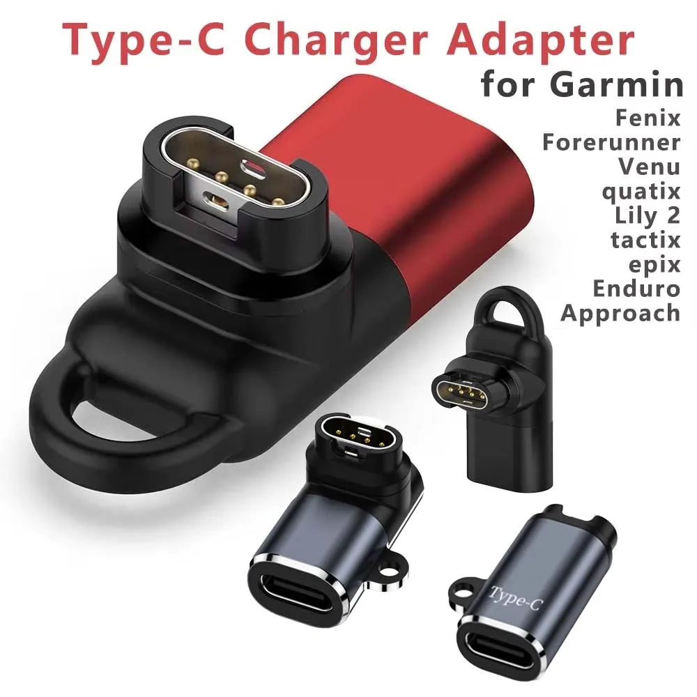 USB-C Charger Adapter for Garmin Forerunner 265 965 Fenix 7 6 Watch Charger Adapter Oasis Select