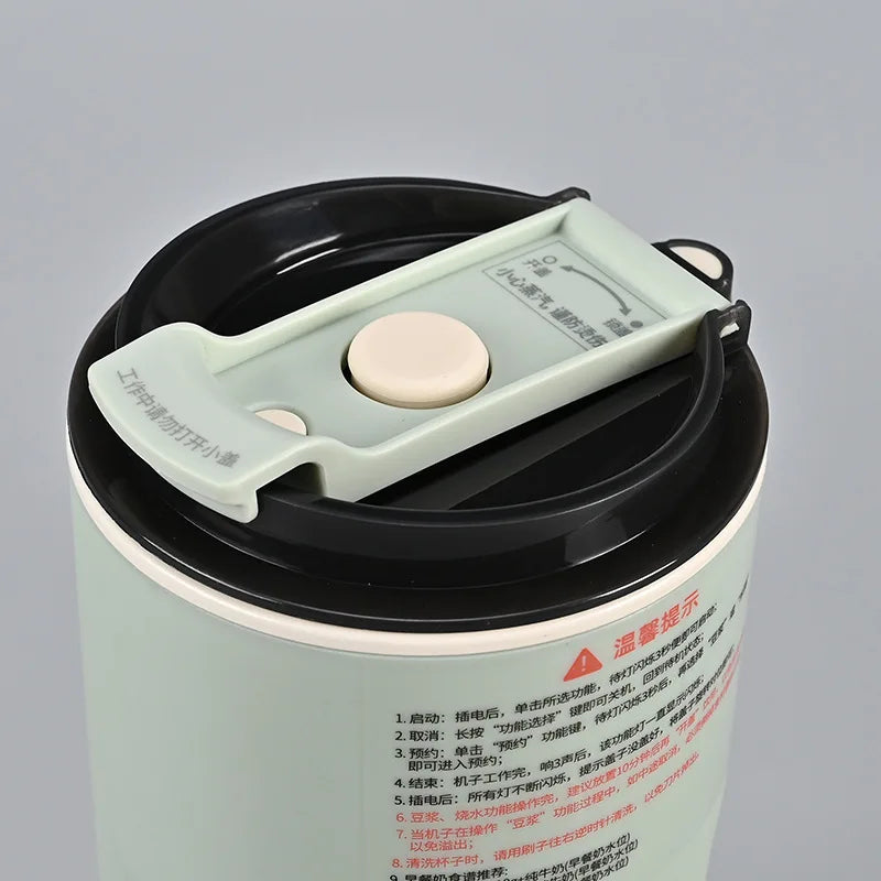 Portable Mini Soy Milk Maker – Filter-Free & Fully Automatic