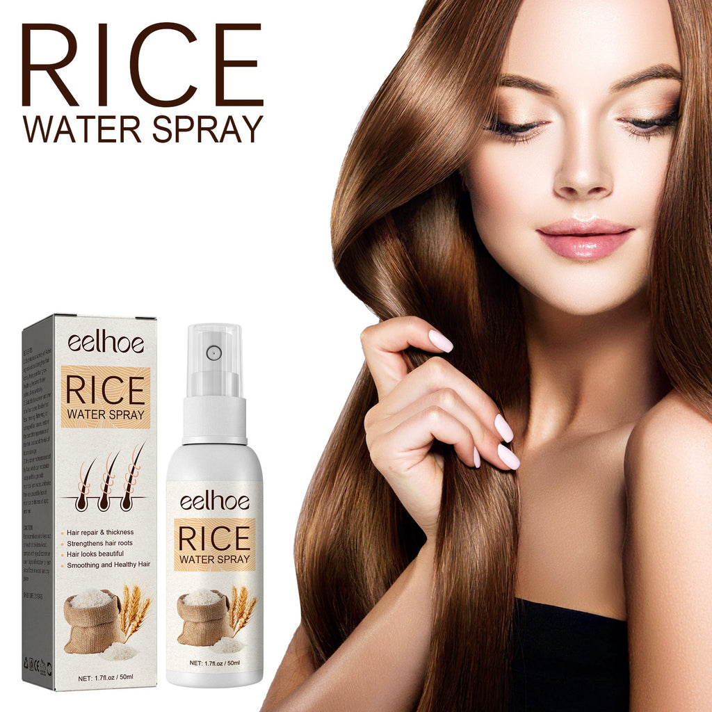 EELHOE Rice Water for Hair Growth Spray Improve Dry Damaged Hair Nourish Vitamins for Healthy Hair Regeneration Treatment Spray Oasis Select