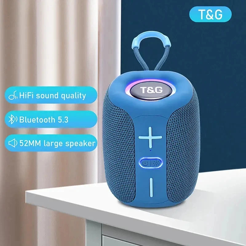 T&G TG658 Portable Bluetooth 5.3 Speaker | FM, TWS & LED