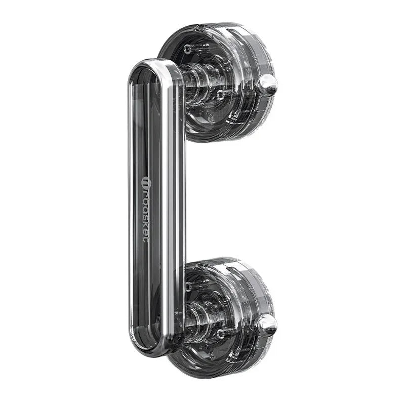 Convenient Waterproof Anti-slip Suction Cup Sliding Door Handle Removable Bathroom and Wardrobe Door Grab Bar Oasis Select