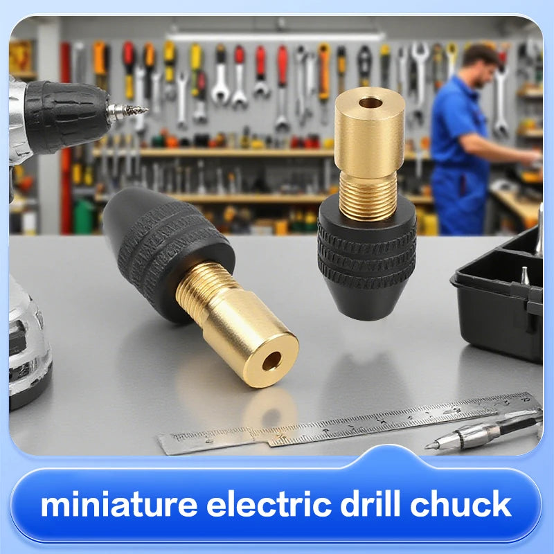 2mm-5mm Universal Small Electronic Drill Bit Collet Mini Chuck Tool Set Fixture Clamp Multifunction Micro Electric Drill Chuck Oasis Select