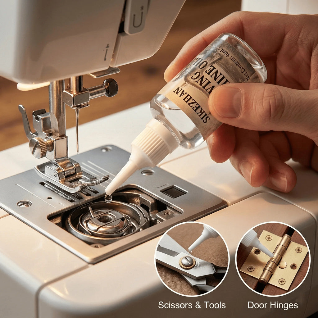 Pure Lubricating Oil for Sewing Machines Hair Clippers Shavers Hinges Rust Prevention Mechanical Tool Care Gear Bearing Antiwear Oasis Select